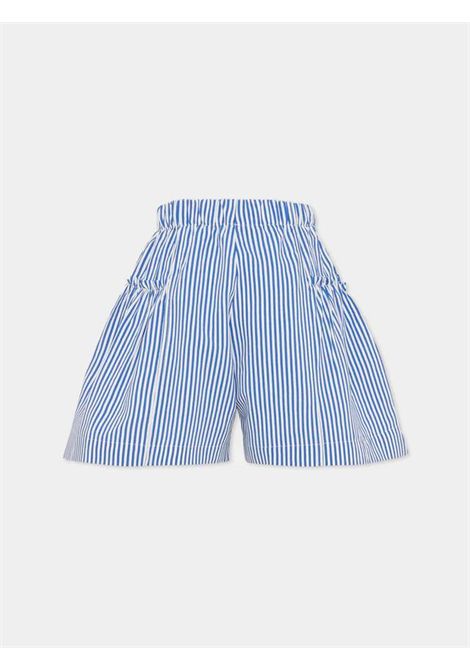 Shorts rigato con logo MONNALISA KIDS | 11G408 73159956